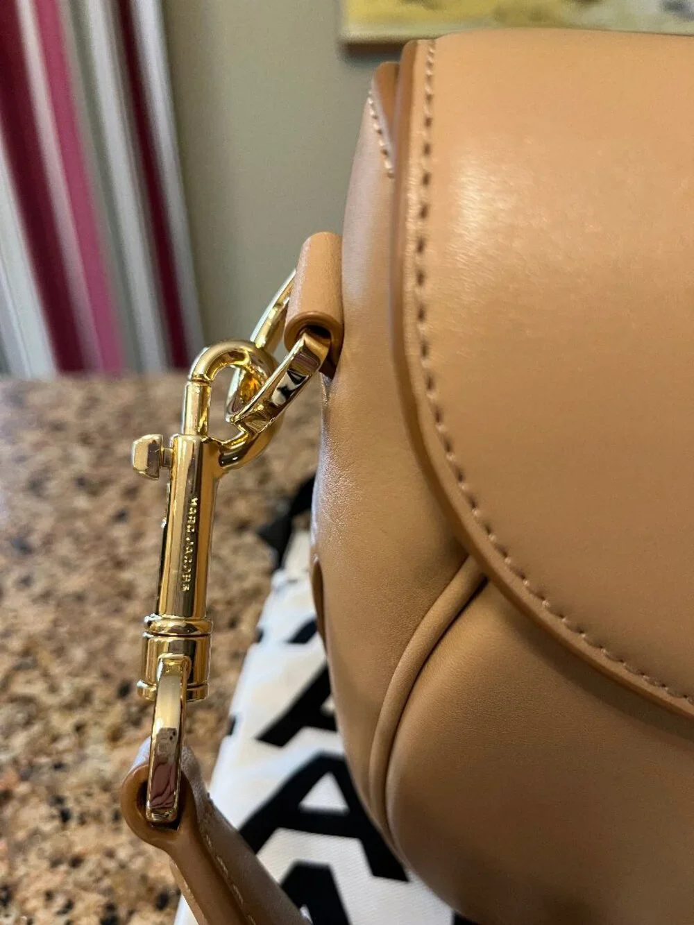 Marc Jacobs Saddle Bag Sz Medium - Leather - Authentic - Picture 10 of 17
